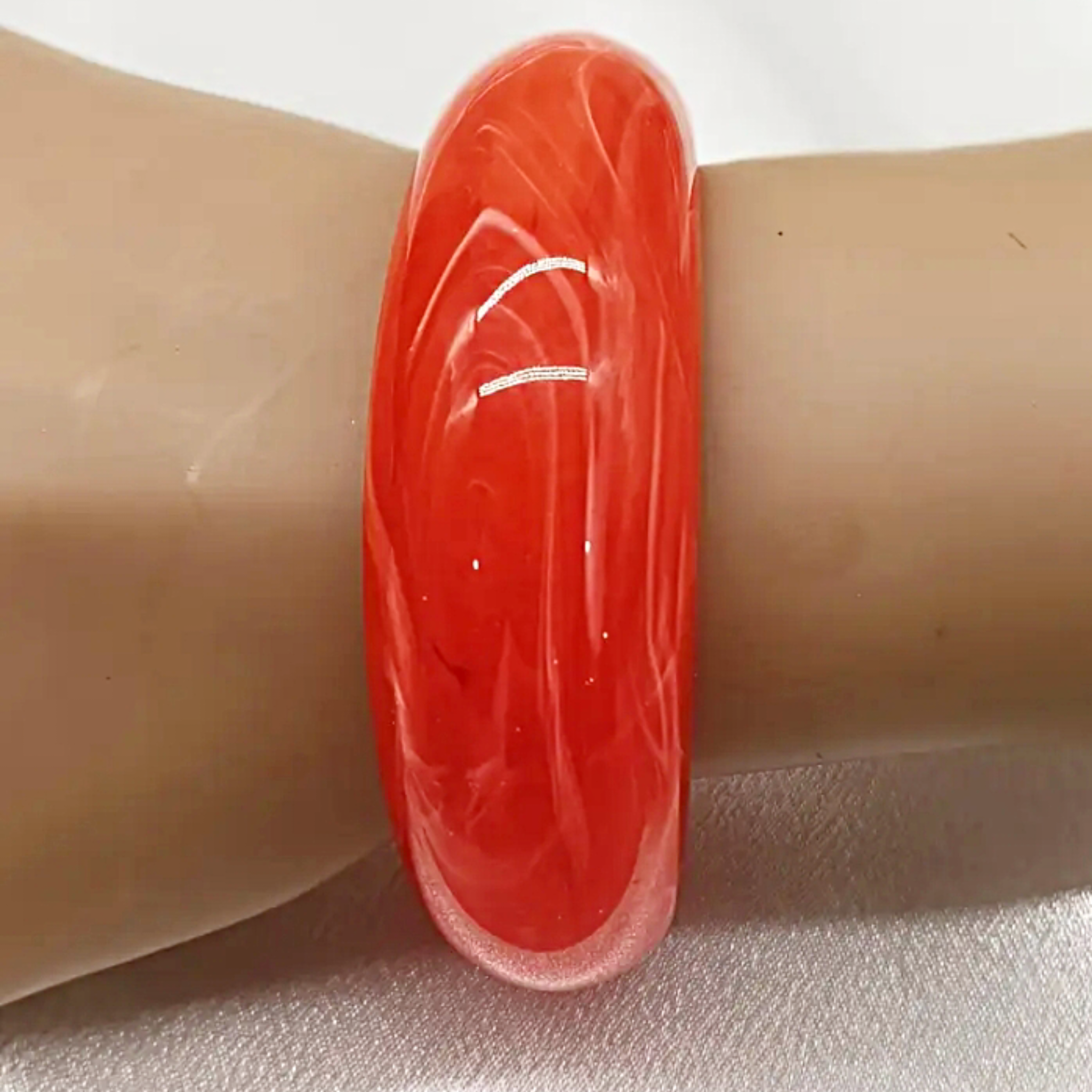 Vintage style Resin Cuff Bangle
