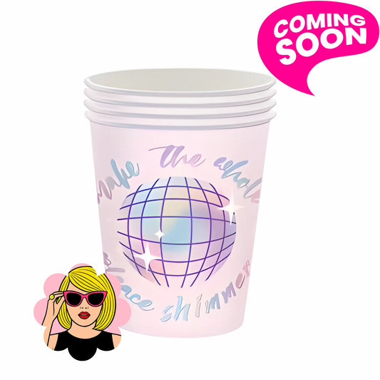 Make The Whole Place Shimmer Party Cups – Swiftie Inspired Birthday Drinkware