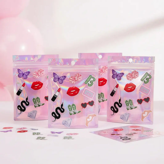 Party favor transparent Era tour stickers 