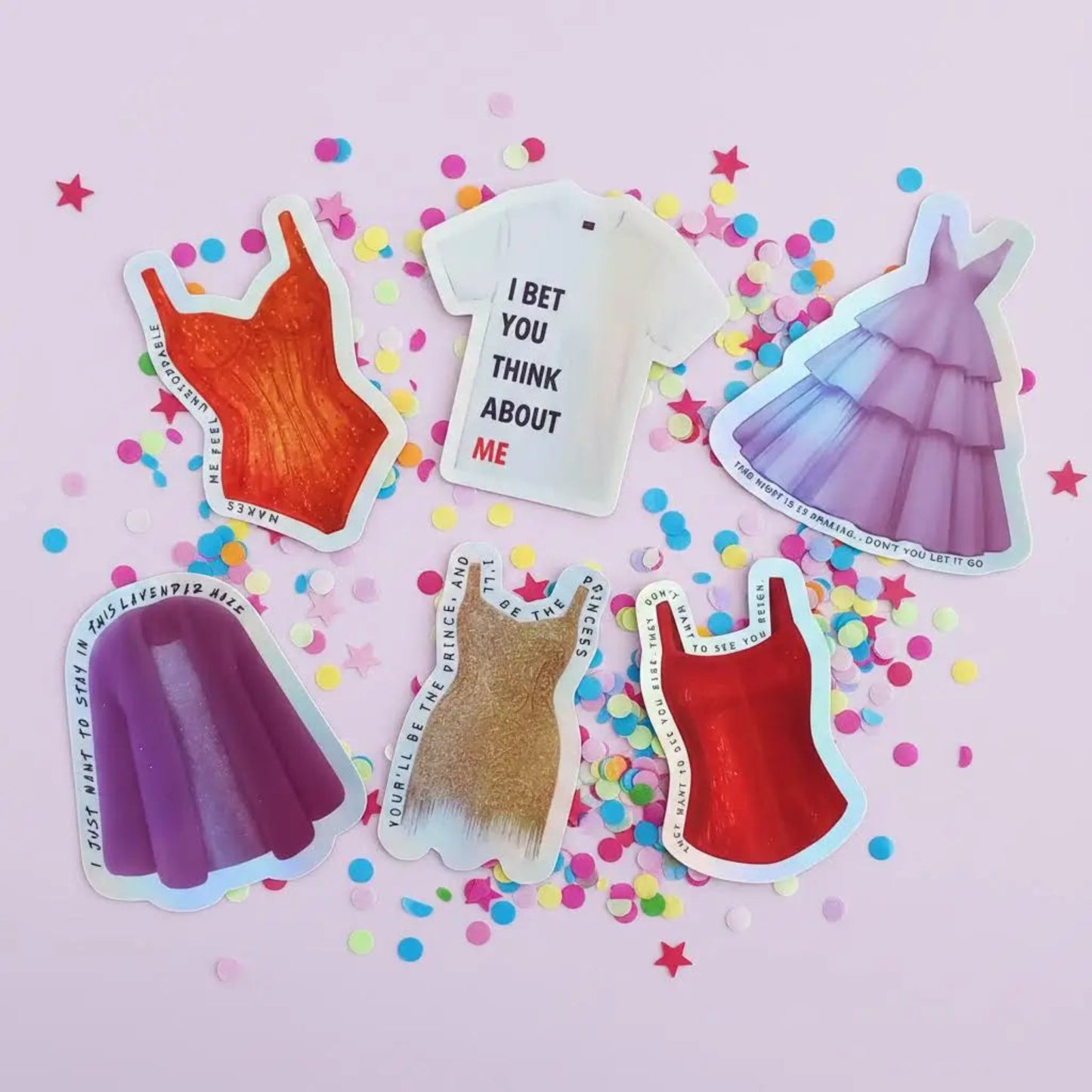 Swiftie Eras Tour Stickers - Holographic Party Favors & Gifts (AU)