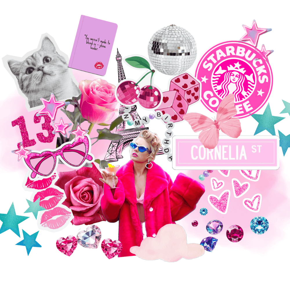 Taylor Swift  Print Transfer – Exclusive Eras Tour Collage Heat Transfer for Shirts, Hoodies &amp; Totes