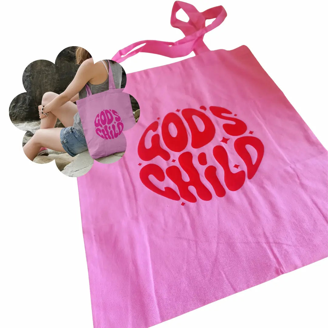 God’s Child Tote Bag – Christian Faith-Based Canvas Bag, Printed in Australia