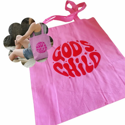 God’s Child Tote Bag – Christian Faith-Based Canvas Bag, Printed in Australia