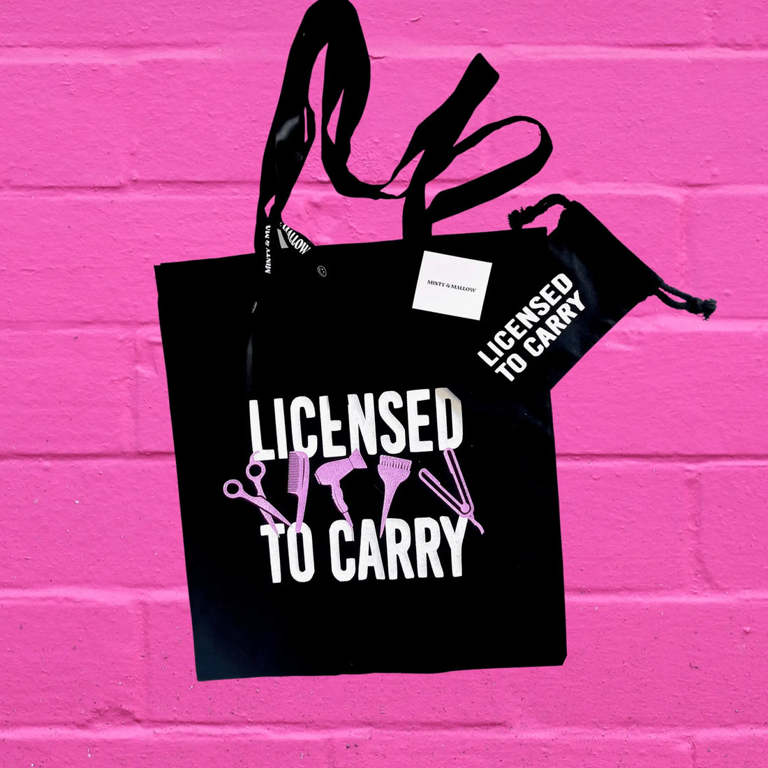 Licensed to Carry Hairdresser Tote Bag – Funny Stylist Gift | Canvas Work Bag