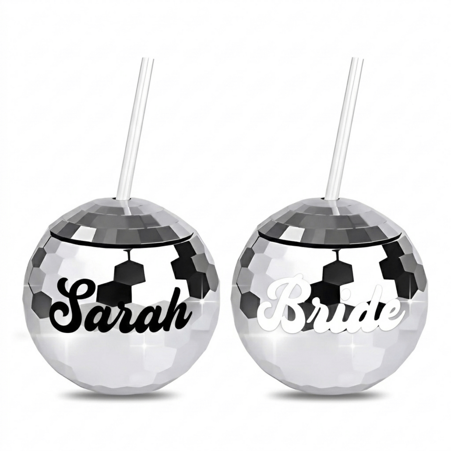 Custom name disco ball cup bachelorette Australia