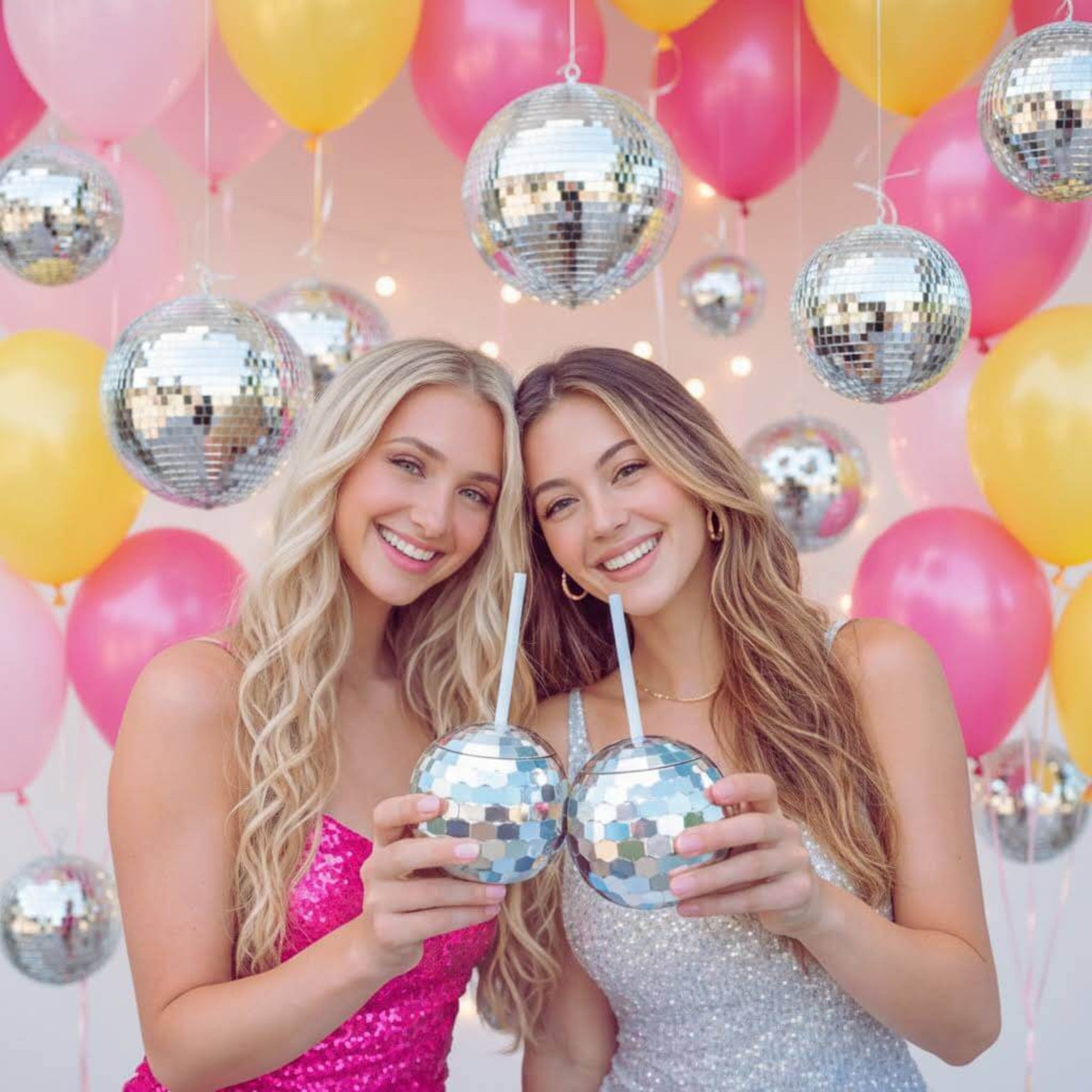 Custom name disco ball cup bachelorette Australia