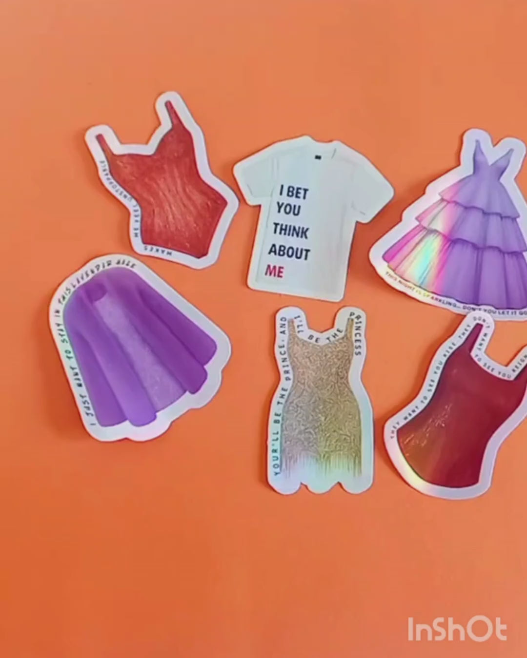 Swiftie Eras Tour Stickers - Holographic