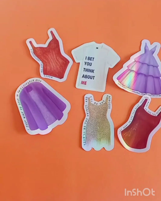 Swiftie Eras Tour Stickers - Holographic