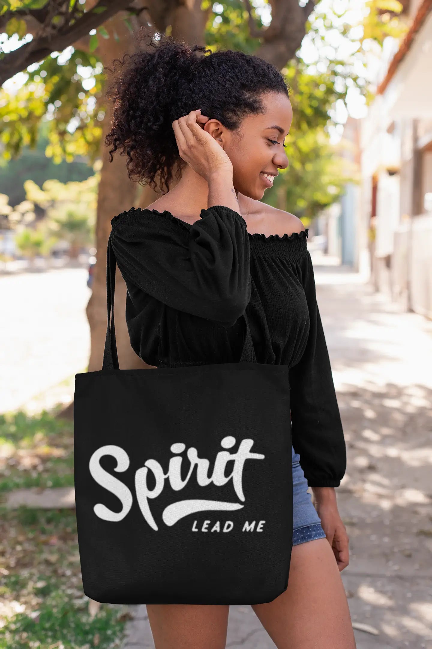 Spirit Lead Me Tote Bag – Christian Canvas Bag for Women, Printed in Australia